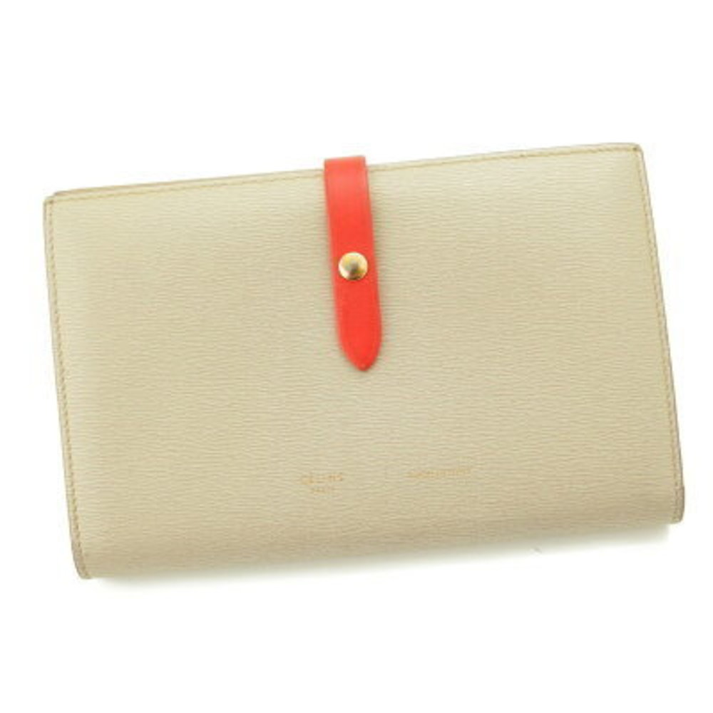 Celine Strap Large Multi Function Bifold Long Wal… - image 1